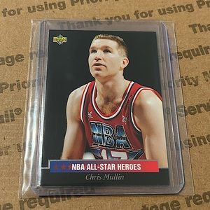Chris Mullin ‘93 Upper Deck All Star Weekend Card No. 18